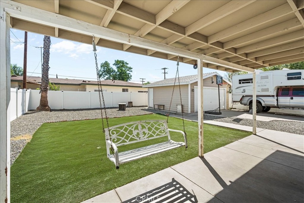 7167 Osbun Road San Bernardino, CA 92404 - Photo 6 of 35 a view of a swimming pool with a patio