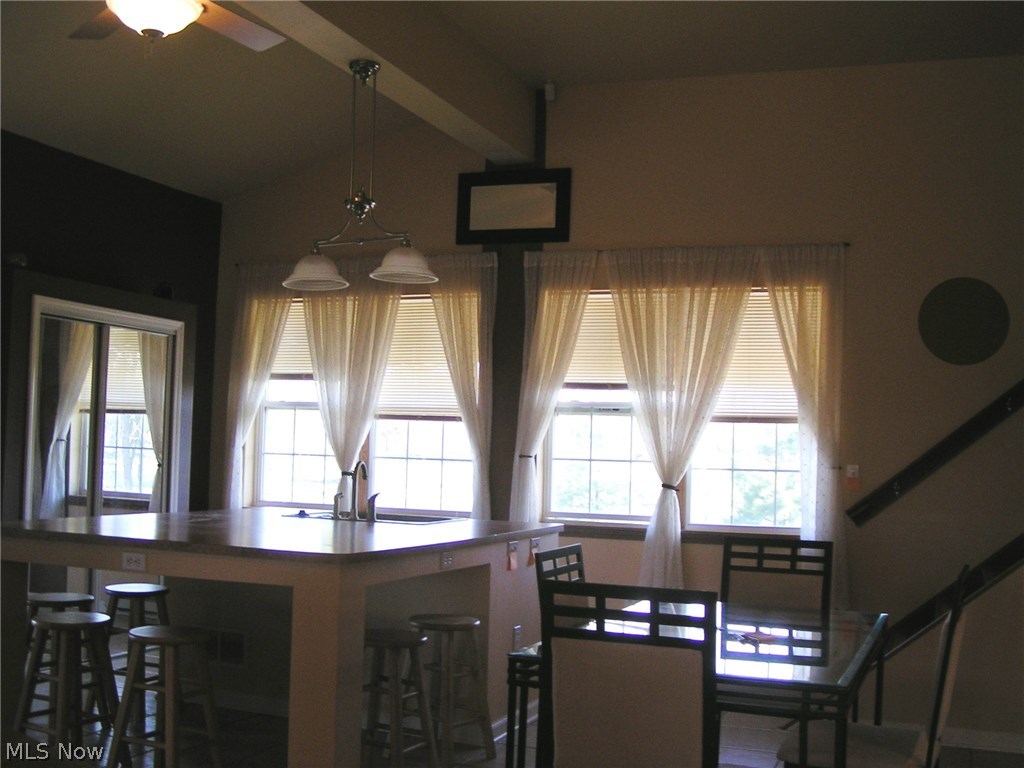 4047 Vandemark Road Litchfield, OH 44253 - Photo 3 of 19 Eat in Kitchen has a large prep island, ceramic flooring