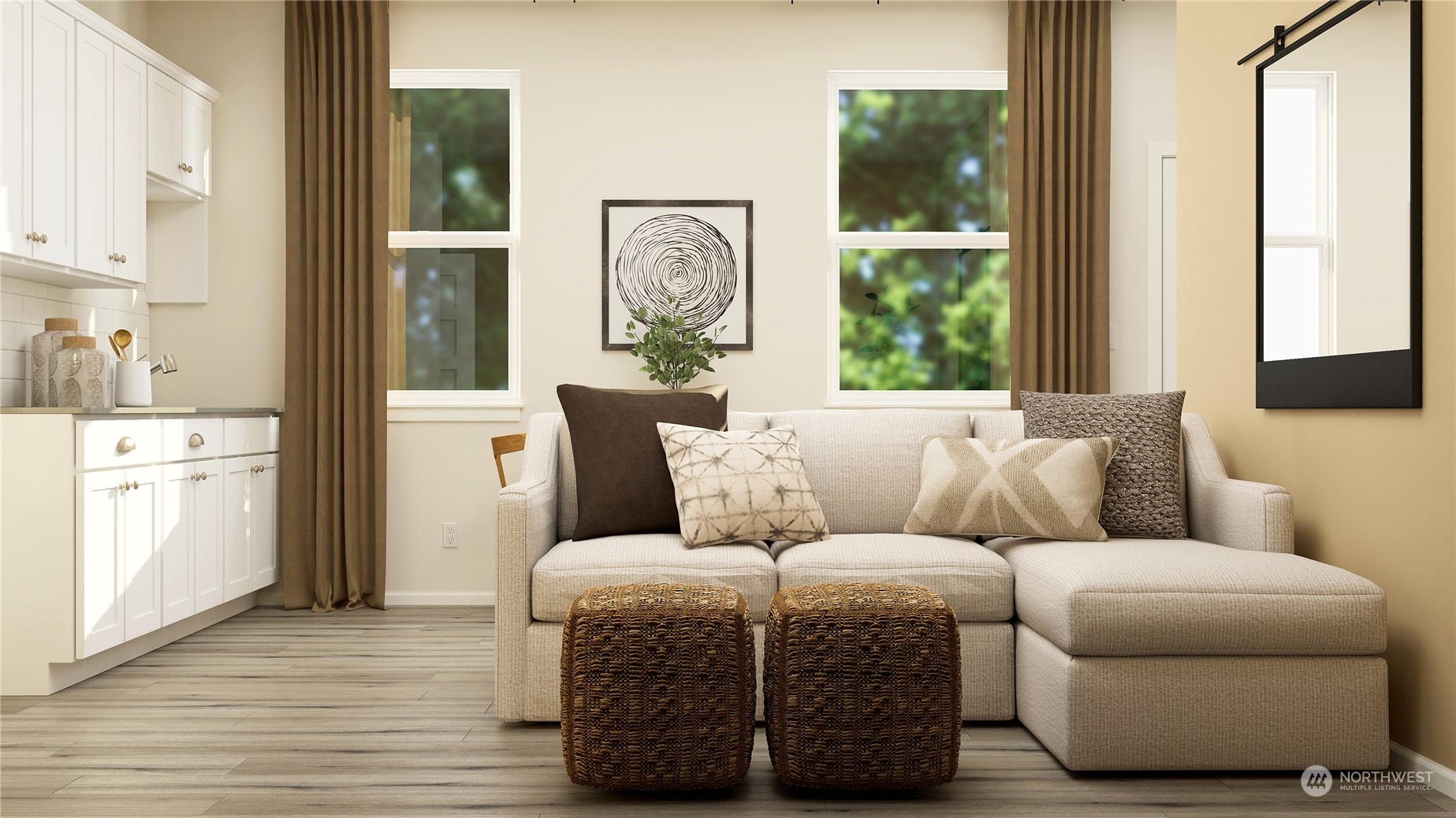1012 Panoramic Loop, Unit 29 Bremerton, WA 98312 - Photo 19 of 28 a living room with furniture and a large window