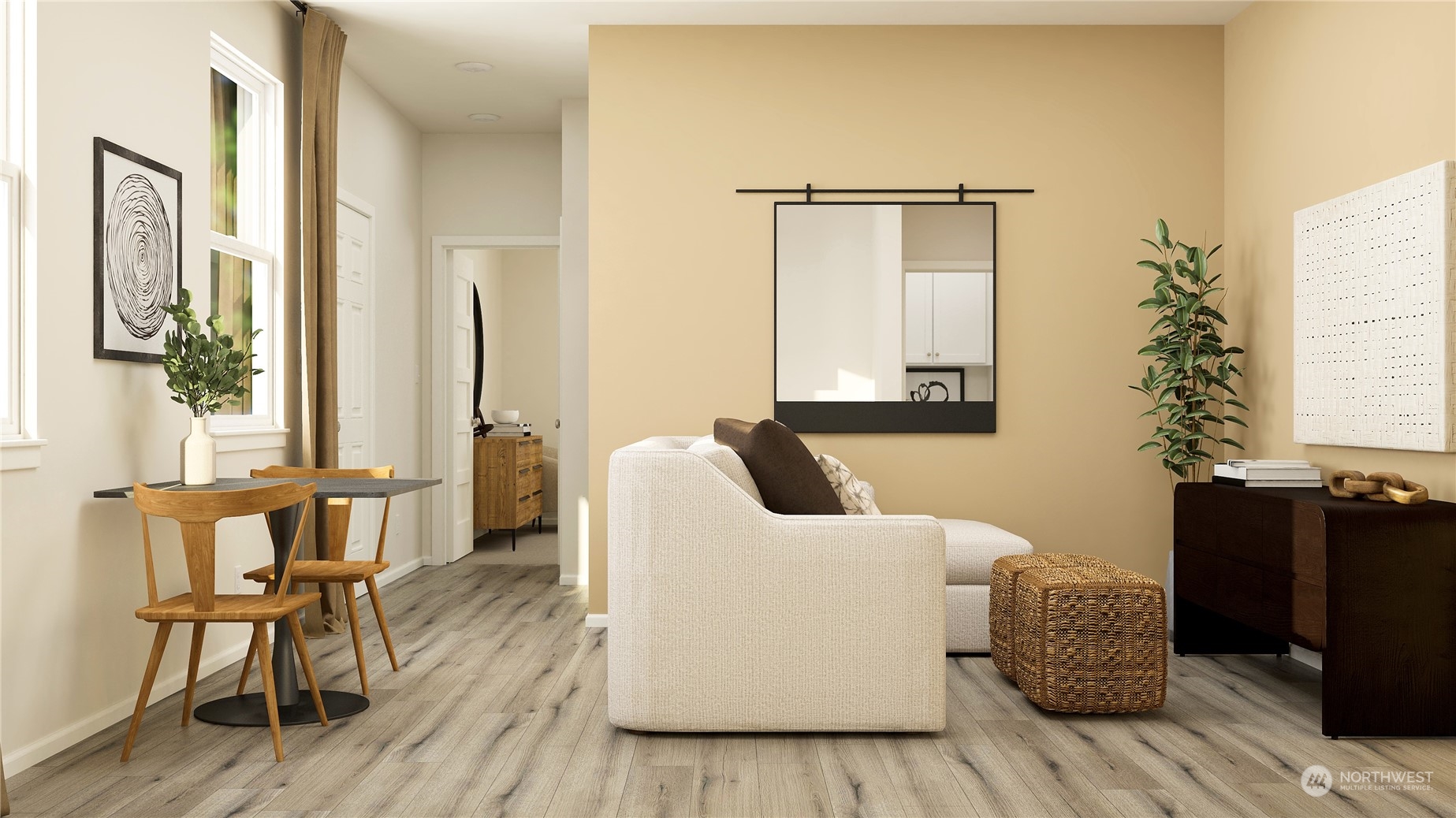 1012 Panoramic Loop, Unit 29 Bremerton, WA 98312 - Photo 20 of 28 a living room with furniture and wooden floor