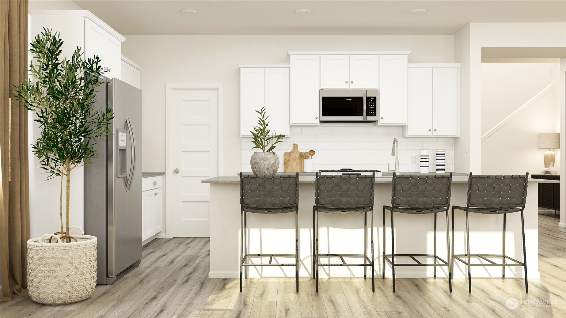 1012 Panoramic Loop, Unit 29 Bremerton, WA 98312 - Photo 8 of 28 a living room with furniture and a flat screen tv