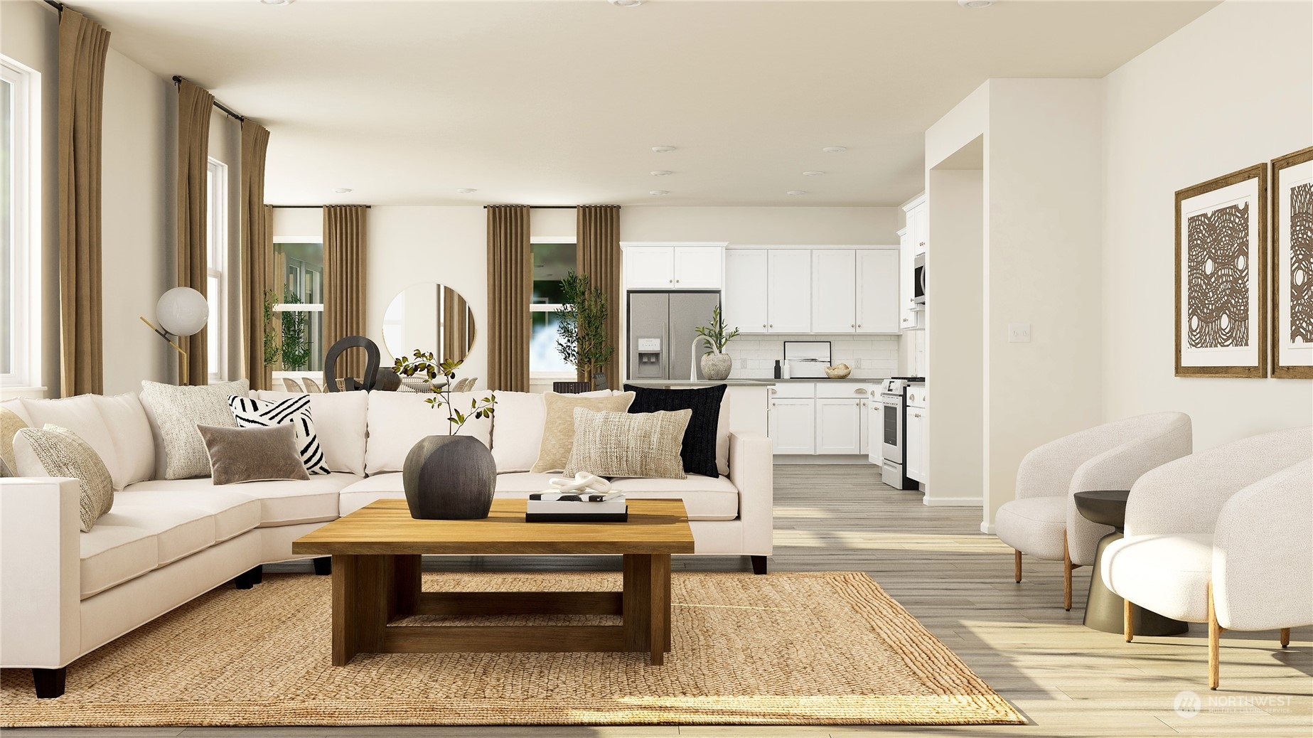 1012 Panoramic Loop, Unit 29 Bremerton, WA 98312 - Photo 9 of 28 a living room with furniture and a table