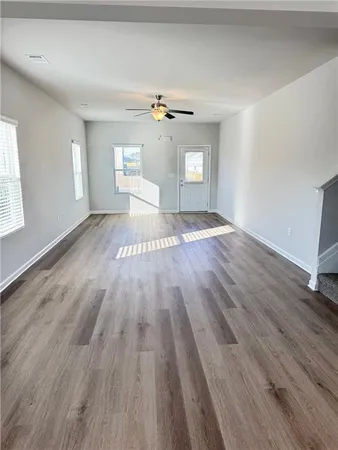 a view of kitchen and microwave