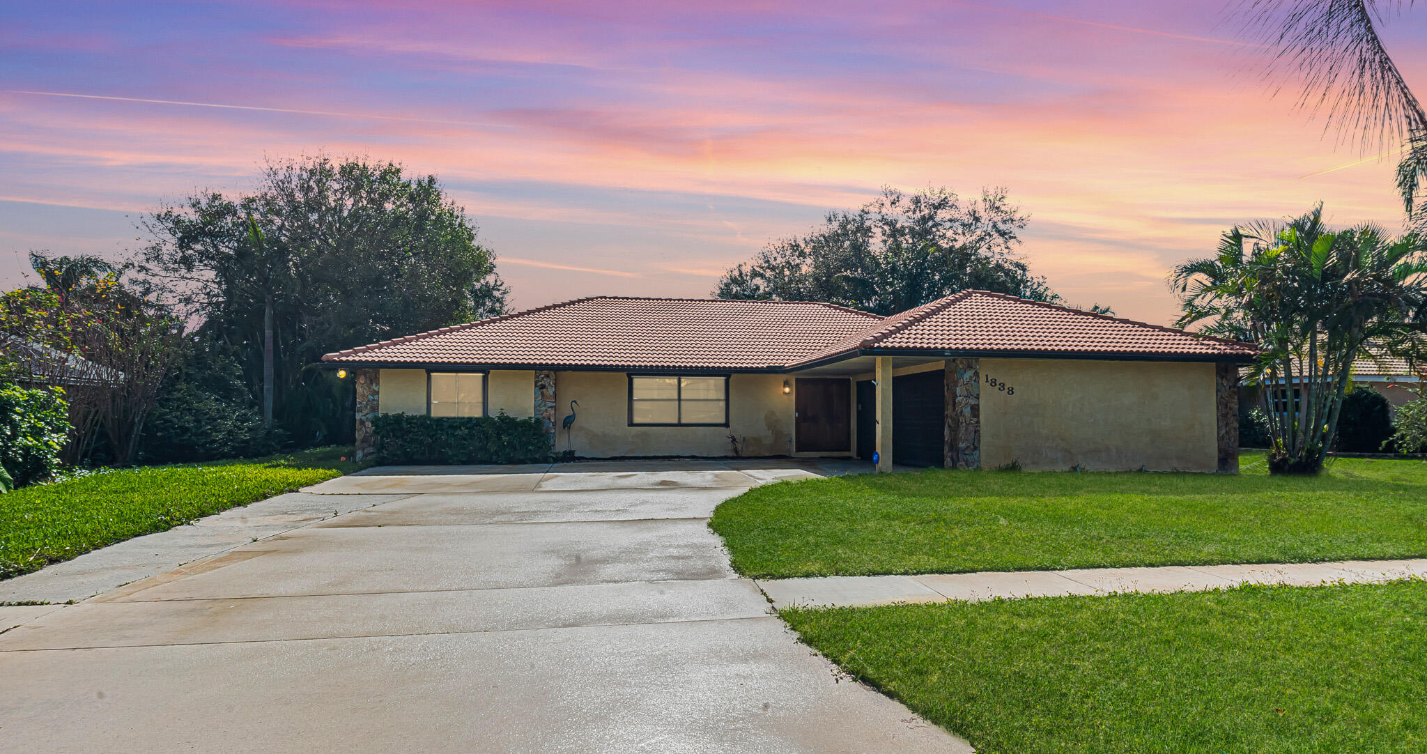 1838 Southeast Greendon Road Port St. Lucie, FL 34952 - Photo 1 of 35 dusk