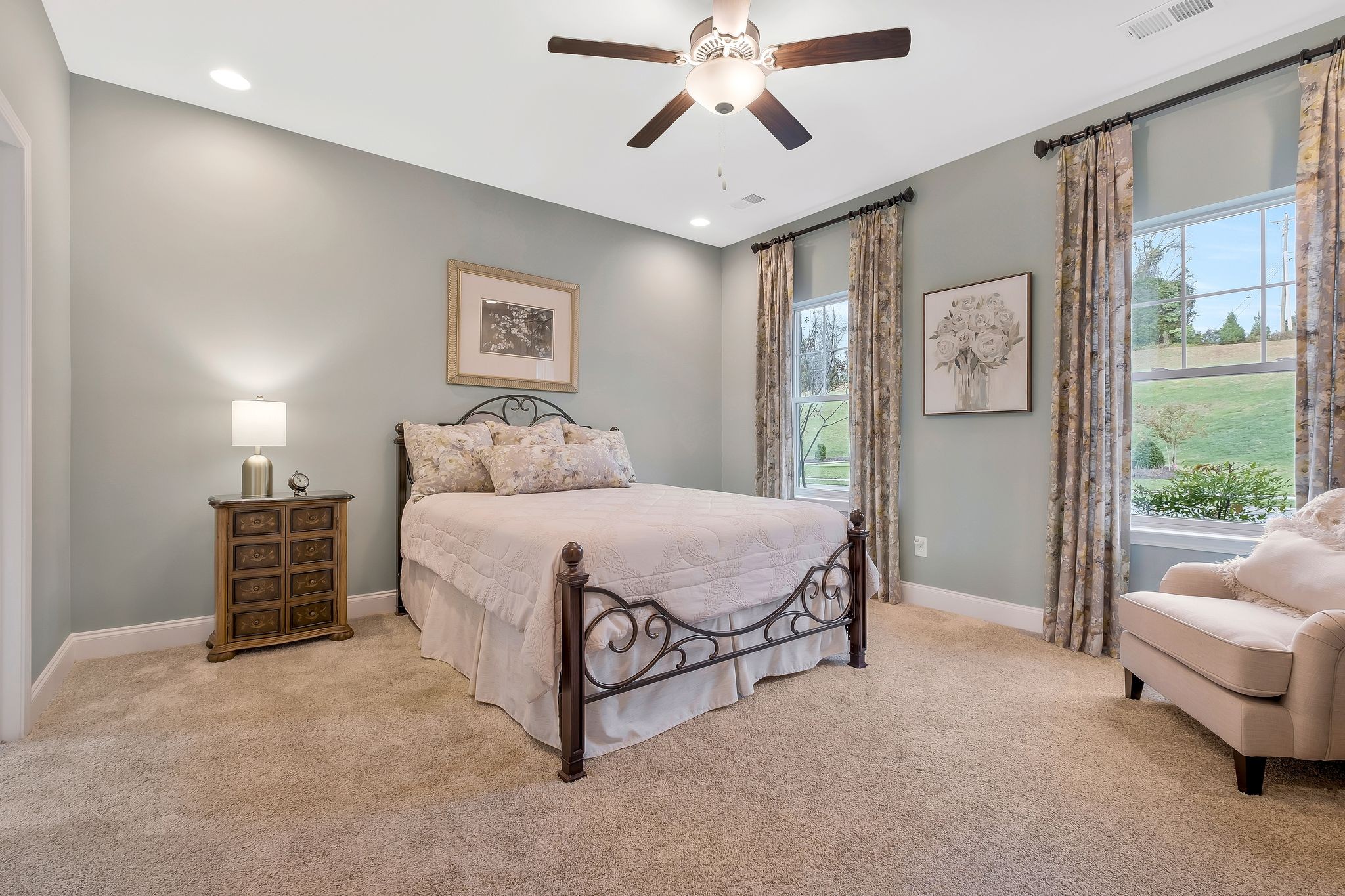 100 Jane Crossing Mount Juliet, TN 37122 - Photo 16 of 33 a spacious bedroom with a bed and a window