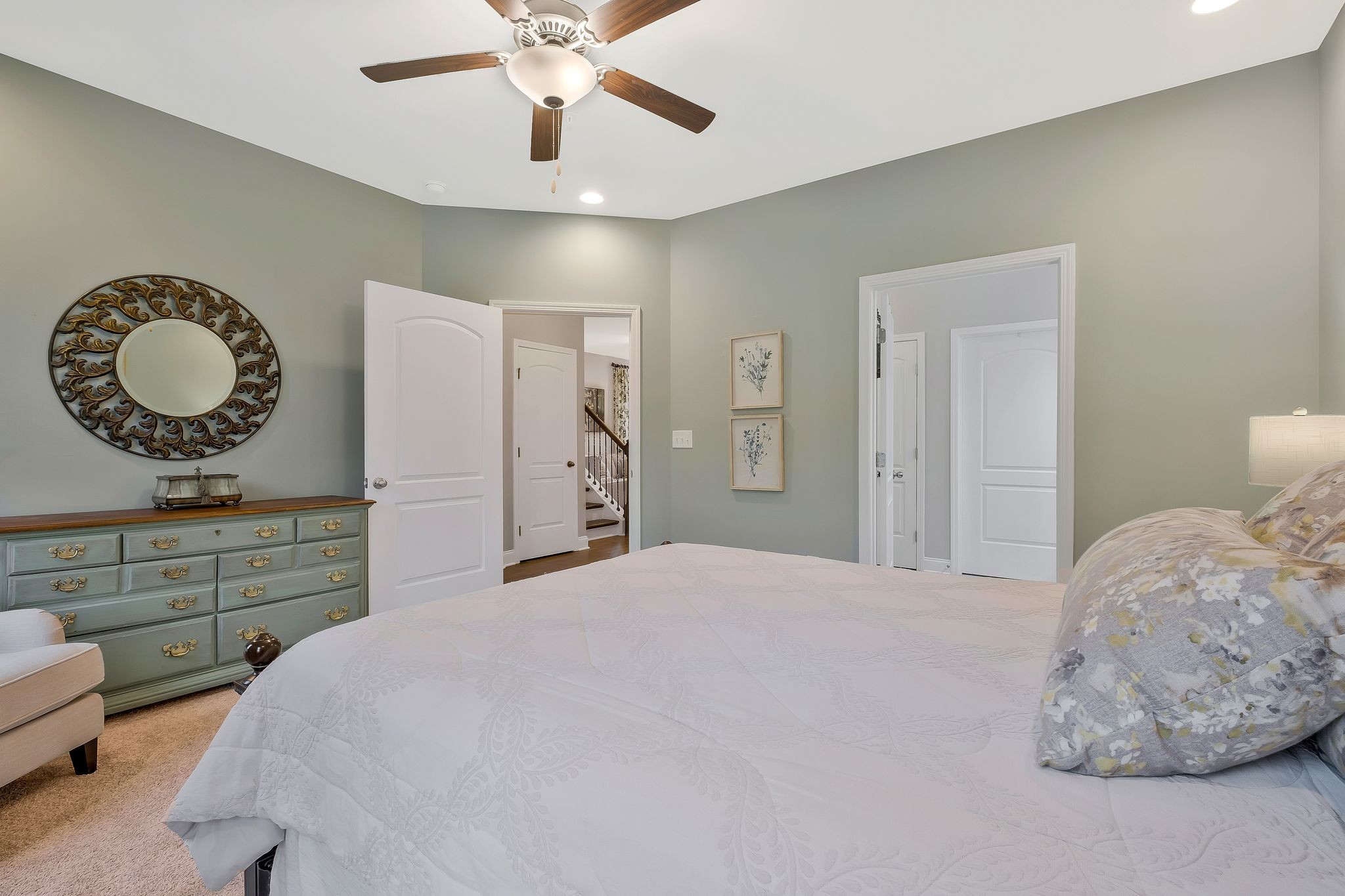 100 Jane Crossing Mount Juliet, TN 37122 - Photo 17 of 33 a bedroom with a bed and cabinets