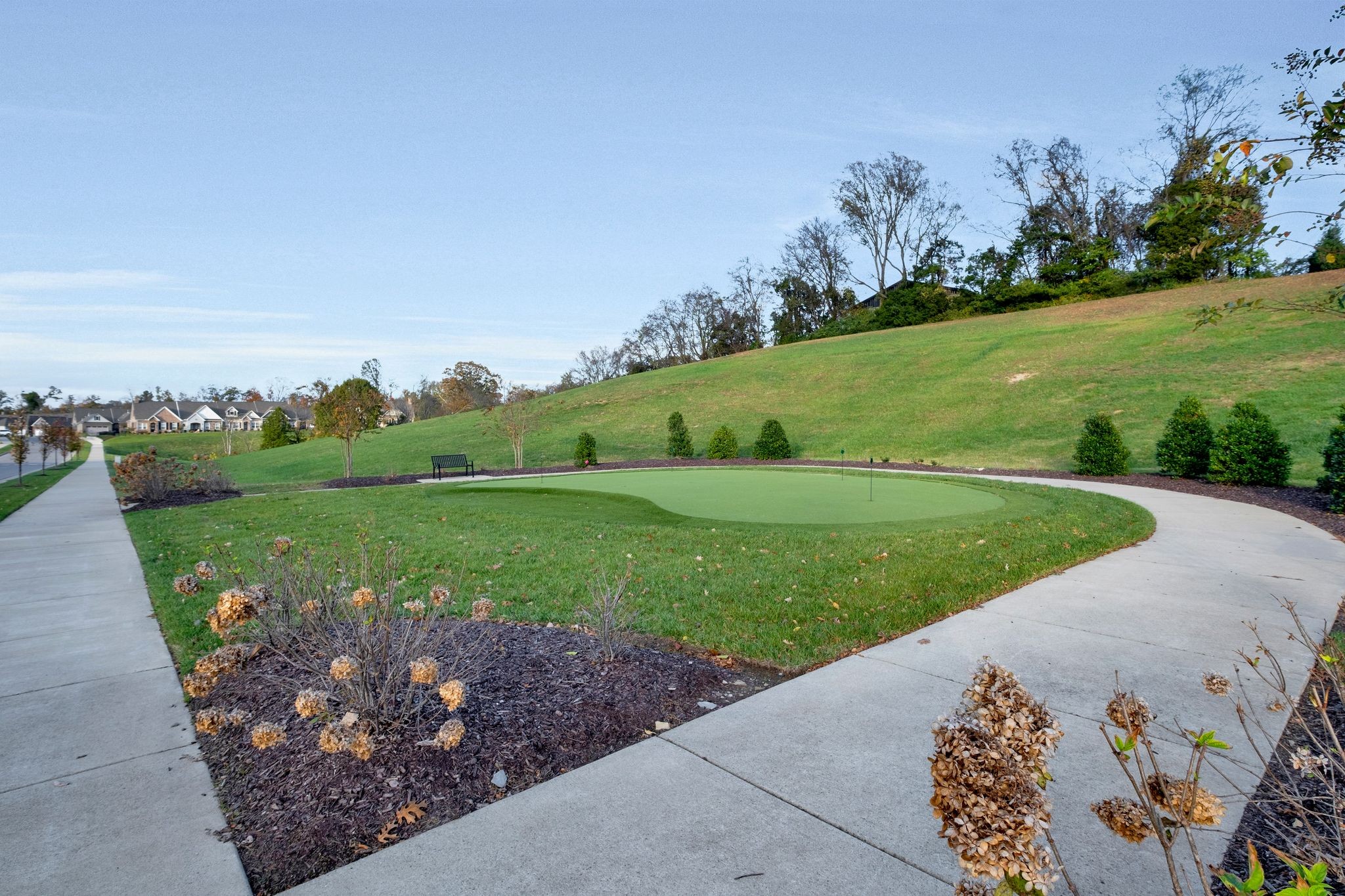 100 Jane Crossing Mount Juliet, TN 37122 - Photo 33 of 33 a view of a garden with a building in the background