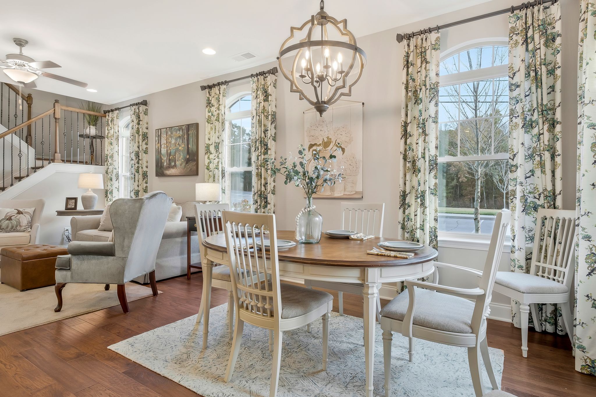 100 Jane Crossing Mount Juliet, TN 37122 - Photo 10 of 33 a view of a dining room with furniture window and wooden floor
