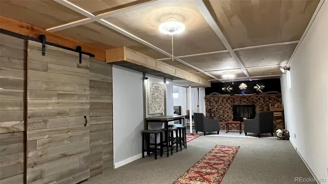 a view of livingroom with closet