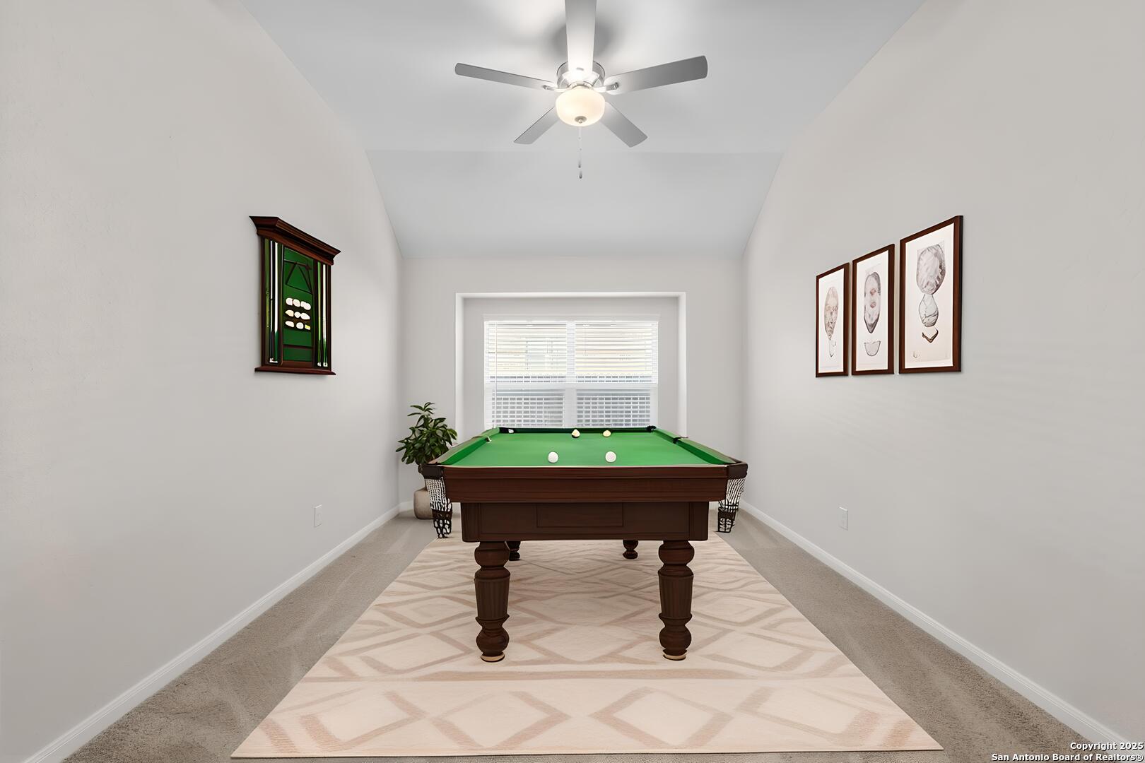 6056 Draw Loop Bulverde, TX 78163 - Photo 15 of 36 a room with pool table chair and a window