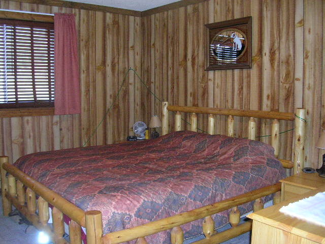 125 Central Hill Road Grantsburg, IL 62943 - Photo 14 of 21 a bed sitting in a bedroom next to a window