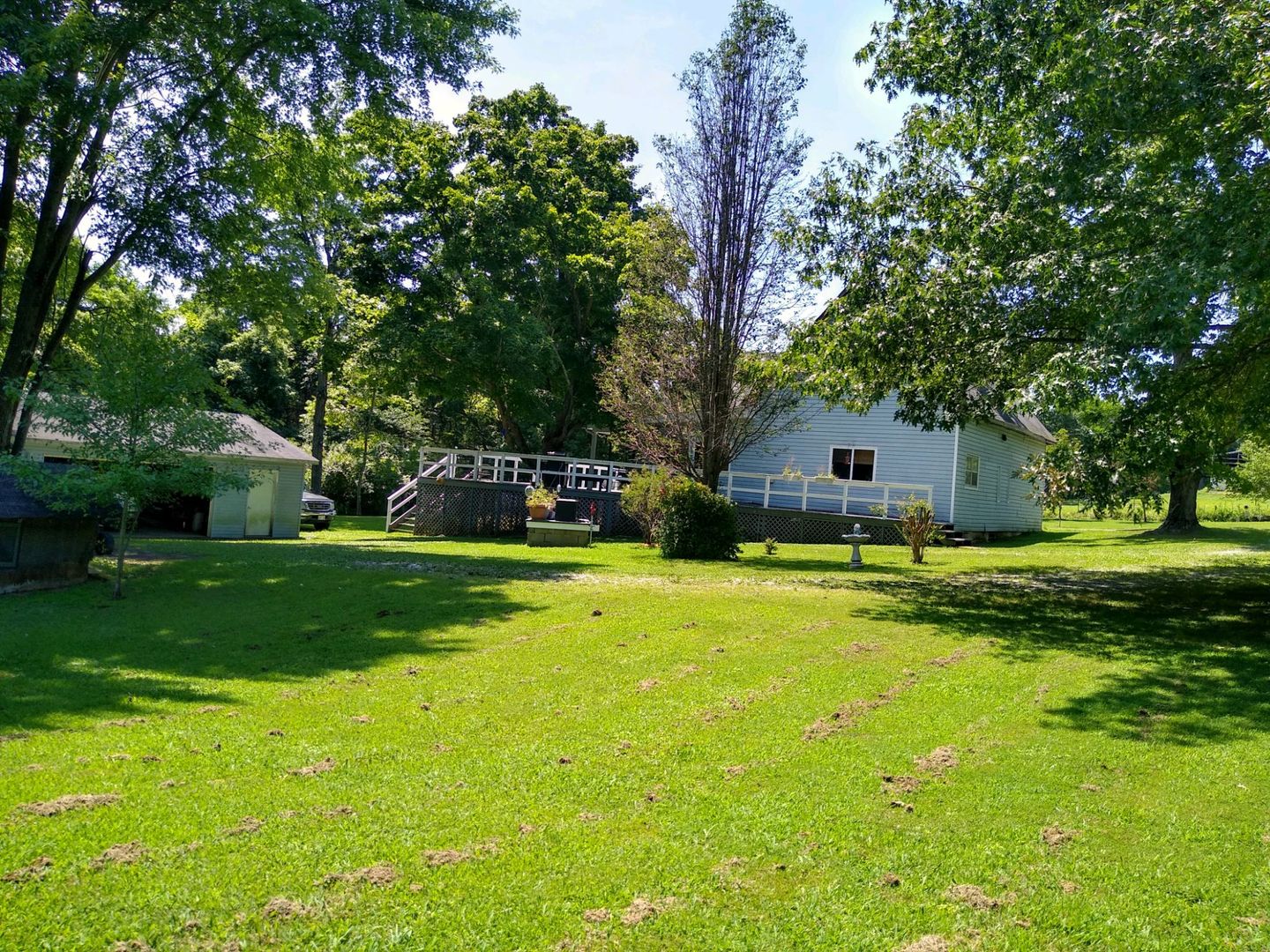 125 Central Hill Road Grantsburg, IL 62943 - Photo 4 of 21 a view of a house with swimming pool and yard