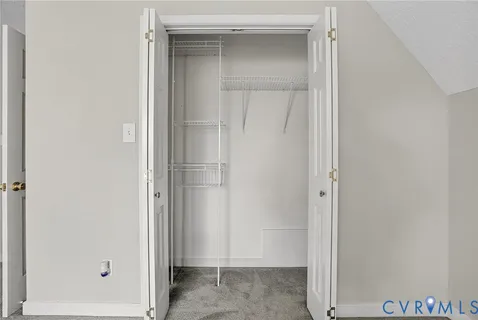 a view of closet area