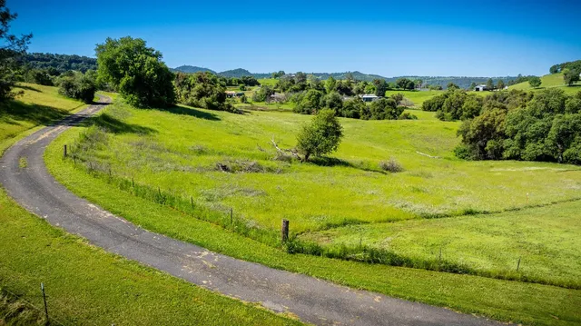 a view of an outdoor space with a lake view