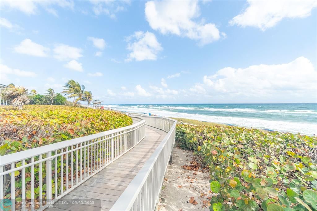 6520 North Ocean Boulevard, Unit 22 Boynton Beach, FL 33435 - Photo 2 of 27 a view of ocean from a balcony