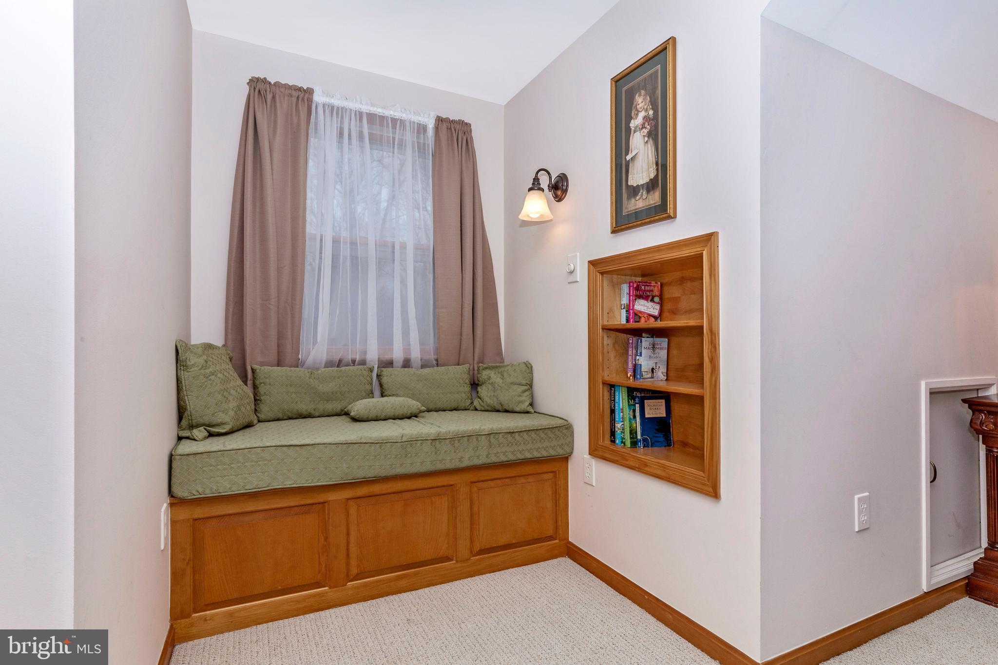11789 Rowe Road Monrovia, MD 21770 - Photo 32 of 82 Private Sitting Area with Built-In Bookshelf