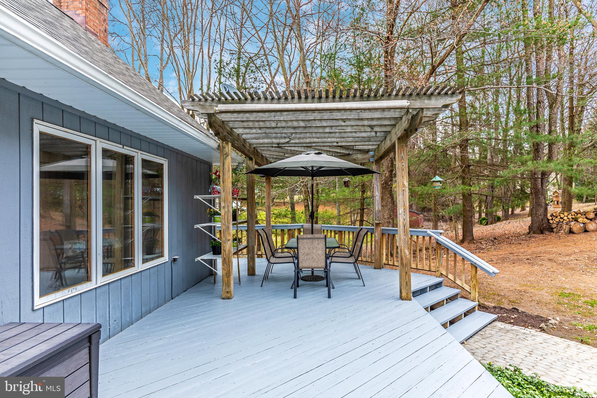 11789 Rowe Road Monrovia, MD 21770 - Photo 69 of 82 Exterior Back view of Large Wrap Around Deck