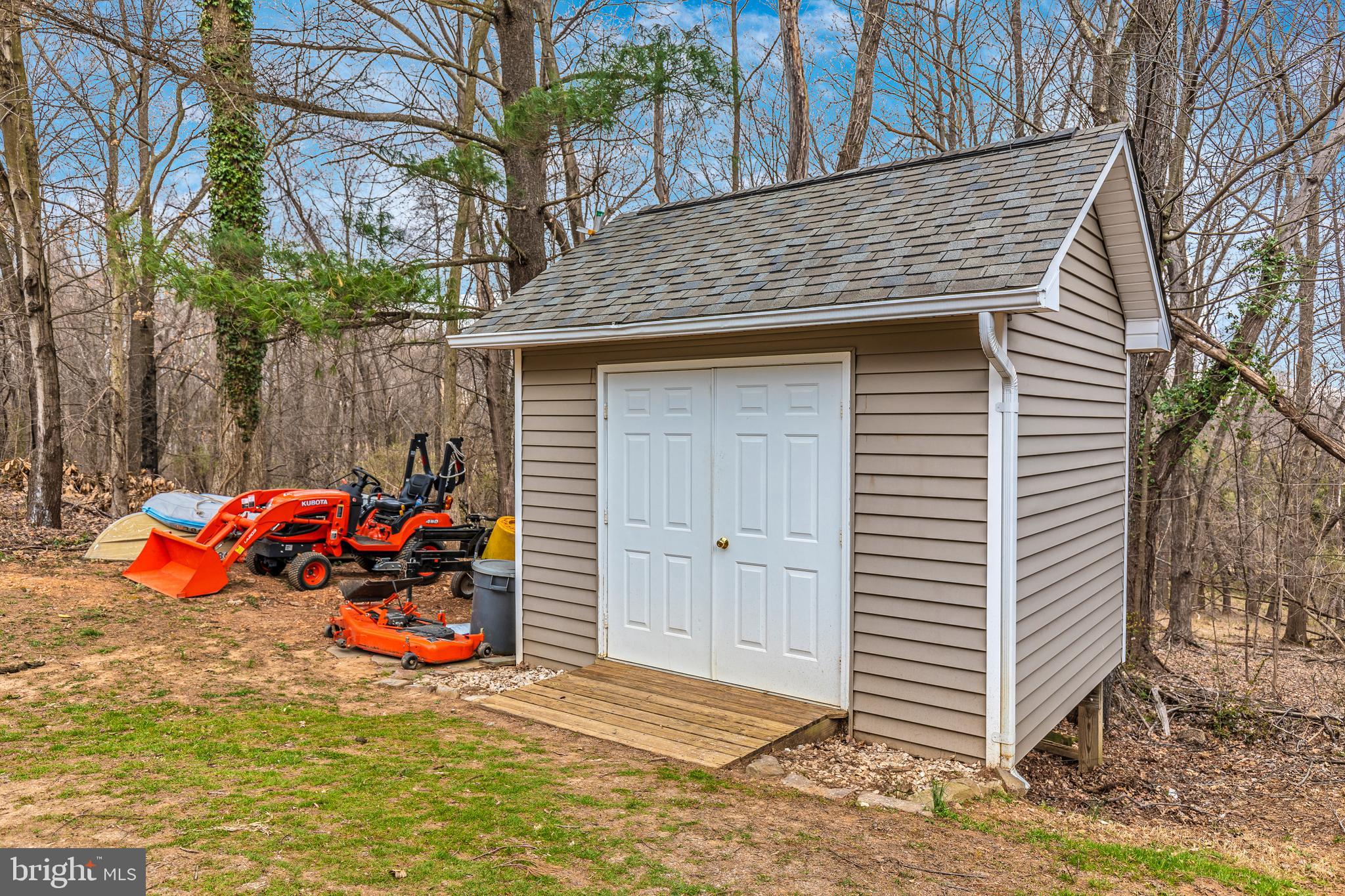 11789 Rowe Road Monrovia, MD 21770 - Photo 74 of 82 Custom Built Shed w/ Electric, Shelving, & more!