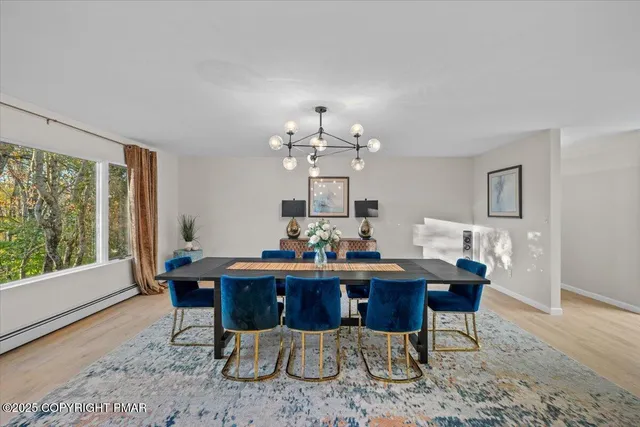 a view of a double vanity sink and mirror