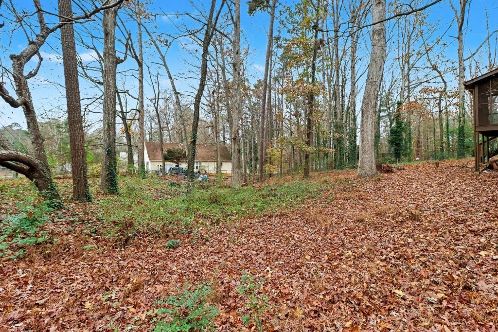 9133 Snipe Lane Jonesboro, GA 30236 - Photo 33 of 36 a backyard of a house with lots of green space