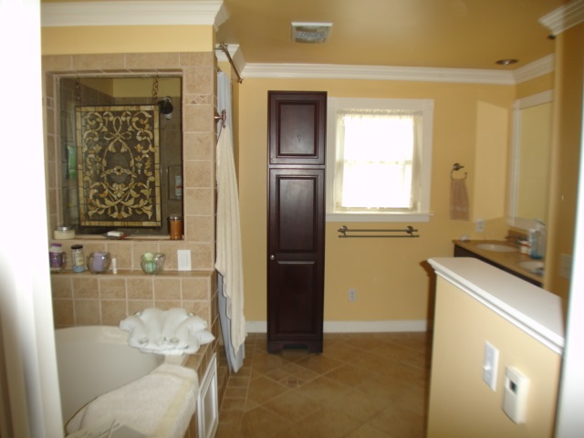 3777 Shutterlee Mill Road Staunton, VA 24401 - Photo 12 of 24 a bathroom with a granite countertop sink and a mirror