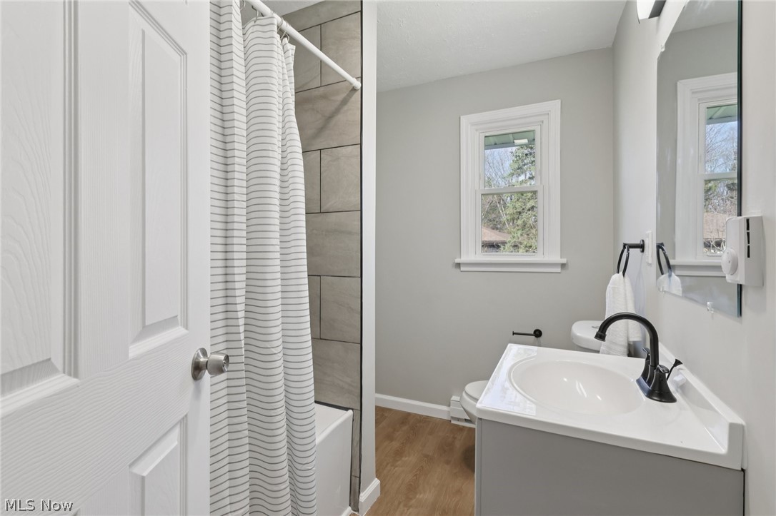 7412 Hopkins Road Mentor, OH 44060 - Photo 16 of 36 Bathroom featuring vanity and light wood-type flooring