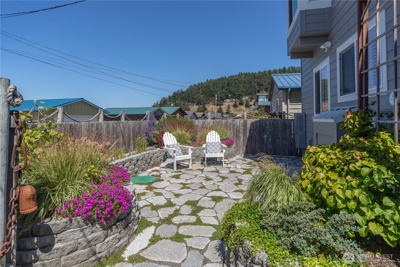 950 Beckett Point Road Port Townsend, WA 98368 - Photo 33 of 37 a view of yard with an outdoor seating