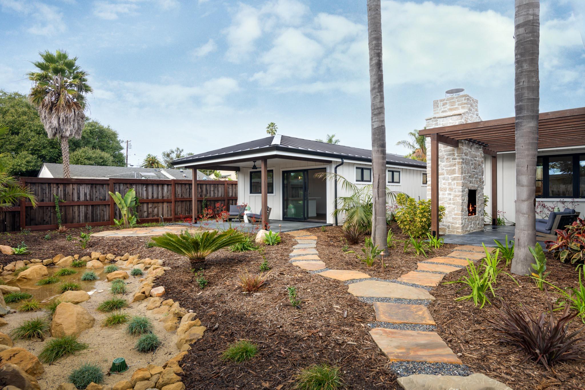 229 Mohawk Road Santa Barbara, CA 93109 - Photo 18 of 24 a front view of house with a garden