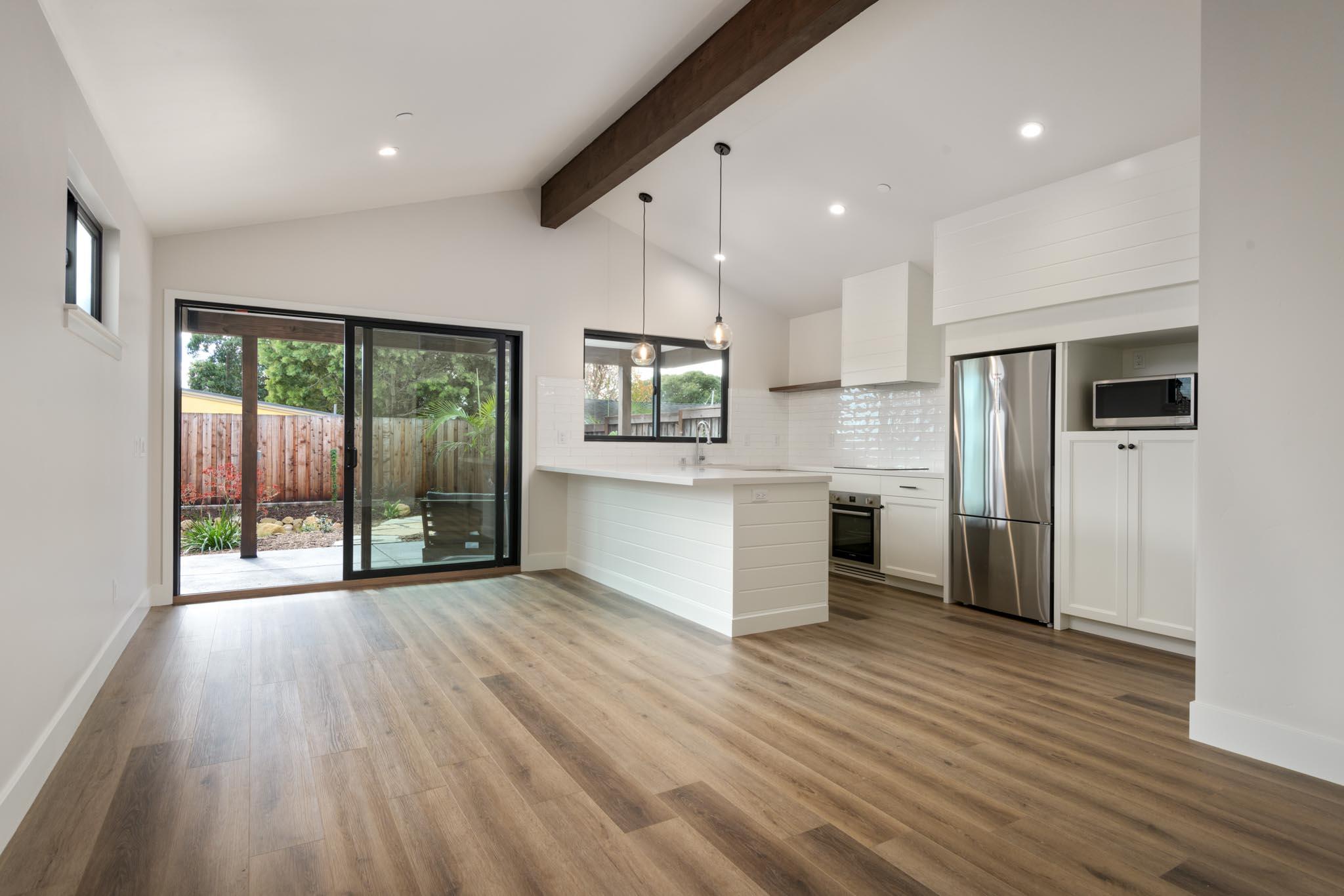 229 Mohawk Road Santa Barbara, CA 93109 - Photo 20 of 24 a view of a kitchen with a sink and refrigerator