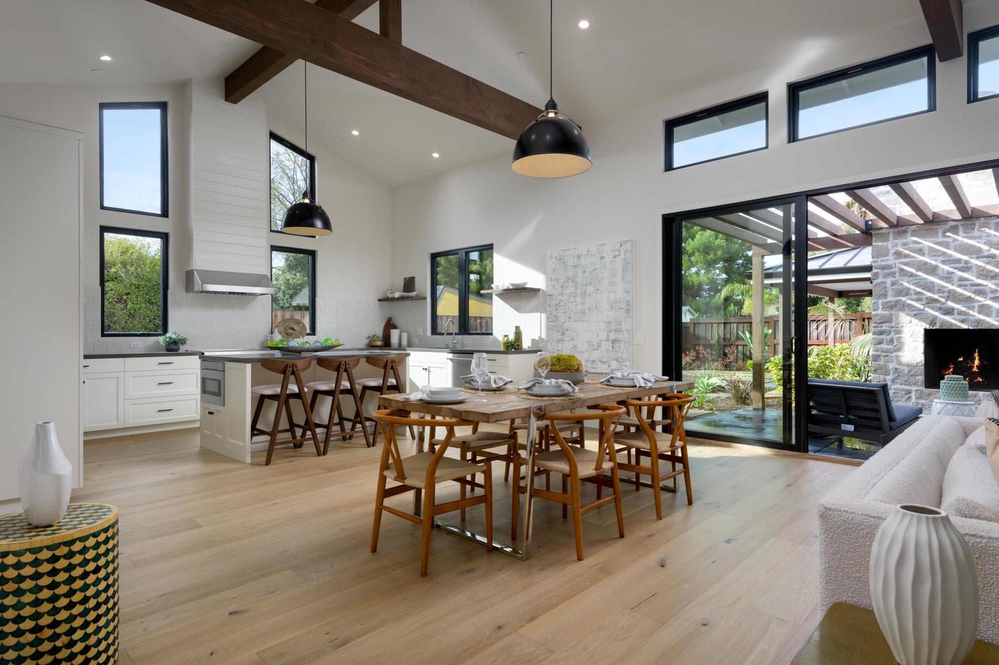 229 Mohawk Road Santa Barbara, CA 93109 - Photo 4 of 24 a view of a dining room with furniture window and wooden floor