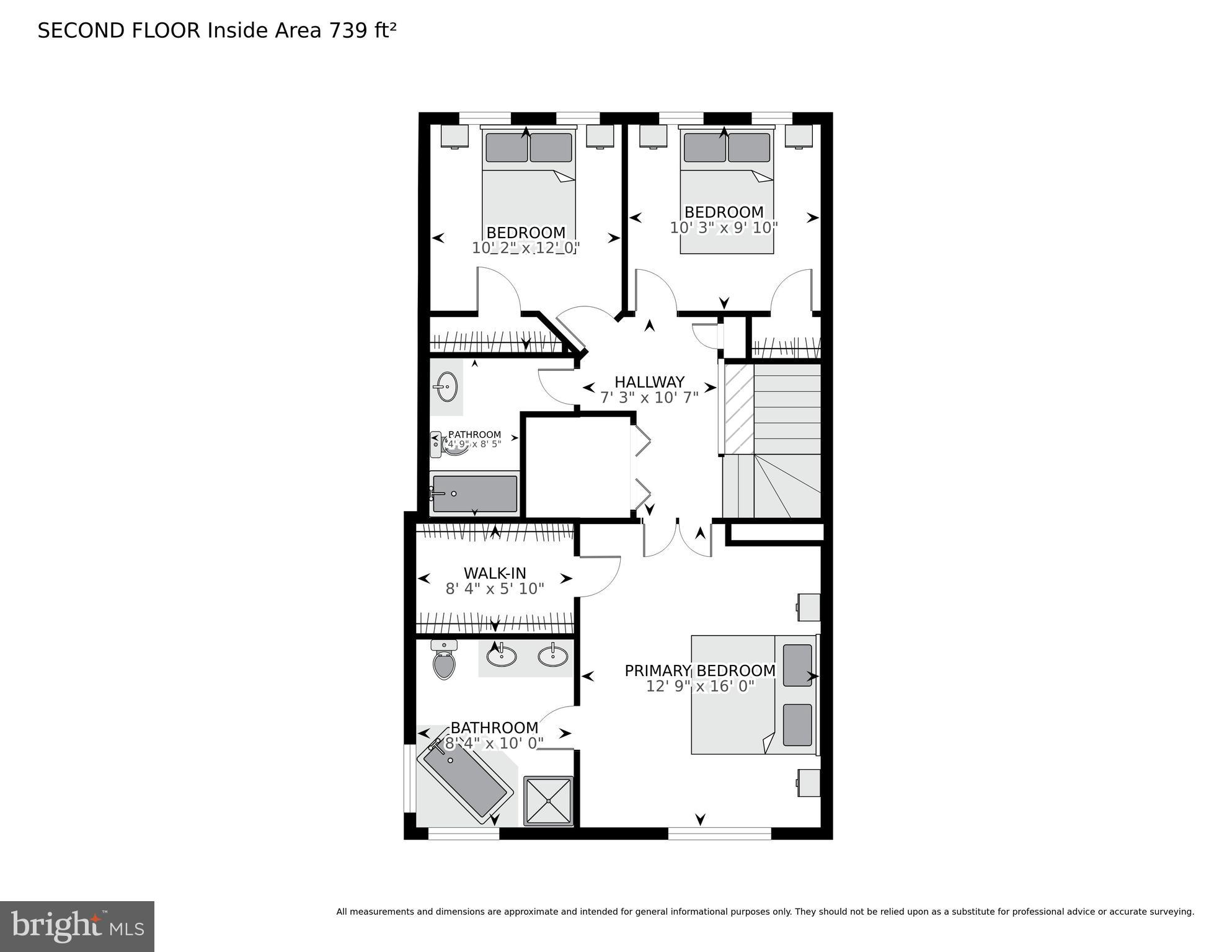 2817 Roesh Way Vienna, VA 22181 - Photo 30 of 30 Upper level floorplan