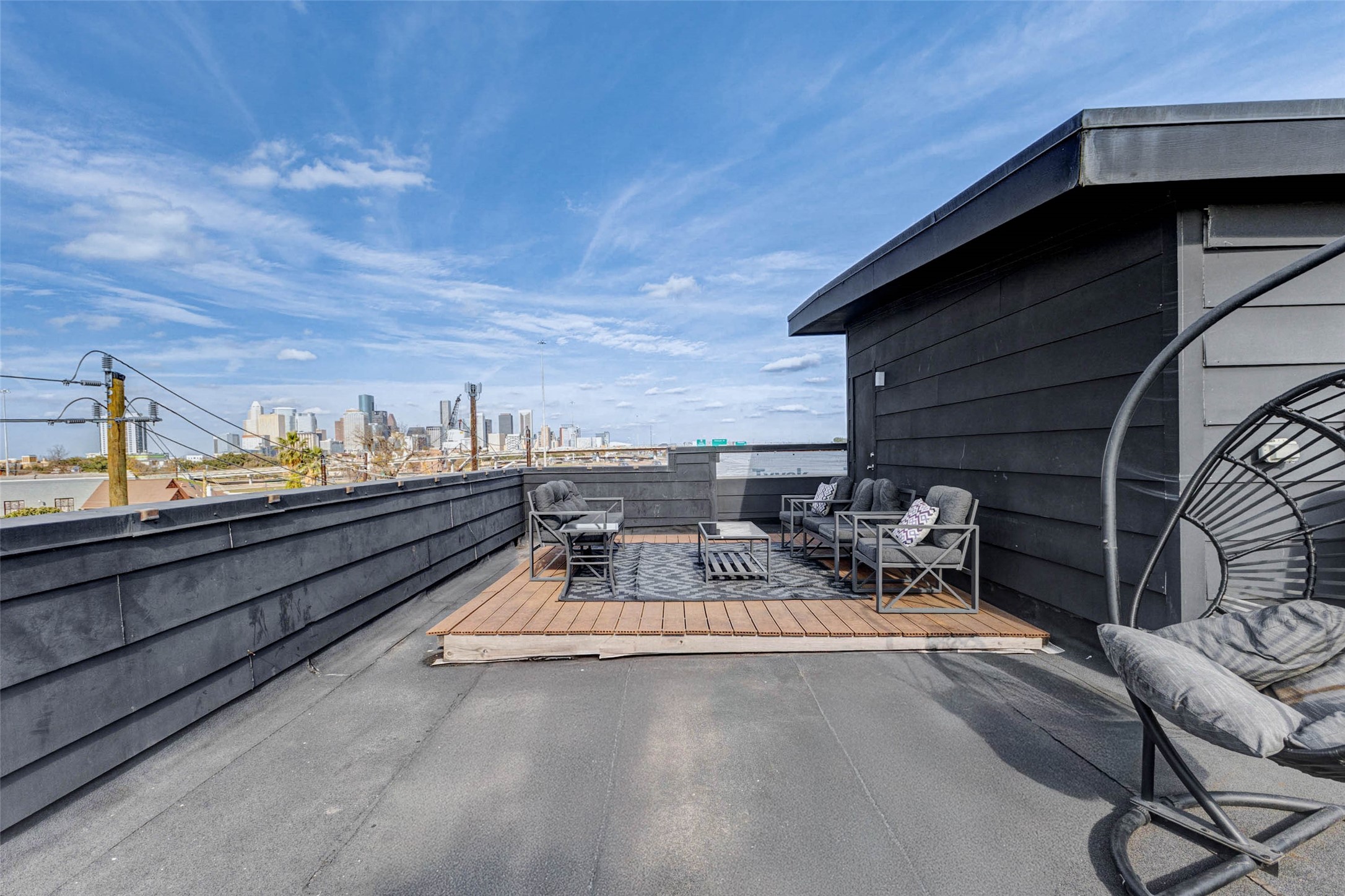 4115 Chartres Street Houston, TX 77004 - Photo 46 of 50 a view of a terrace with chairs