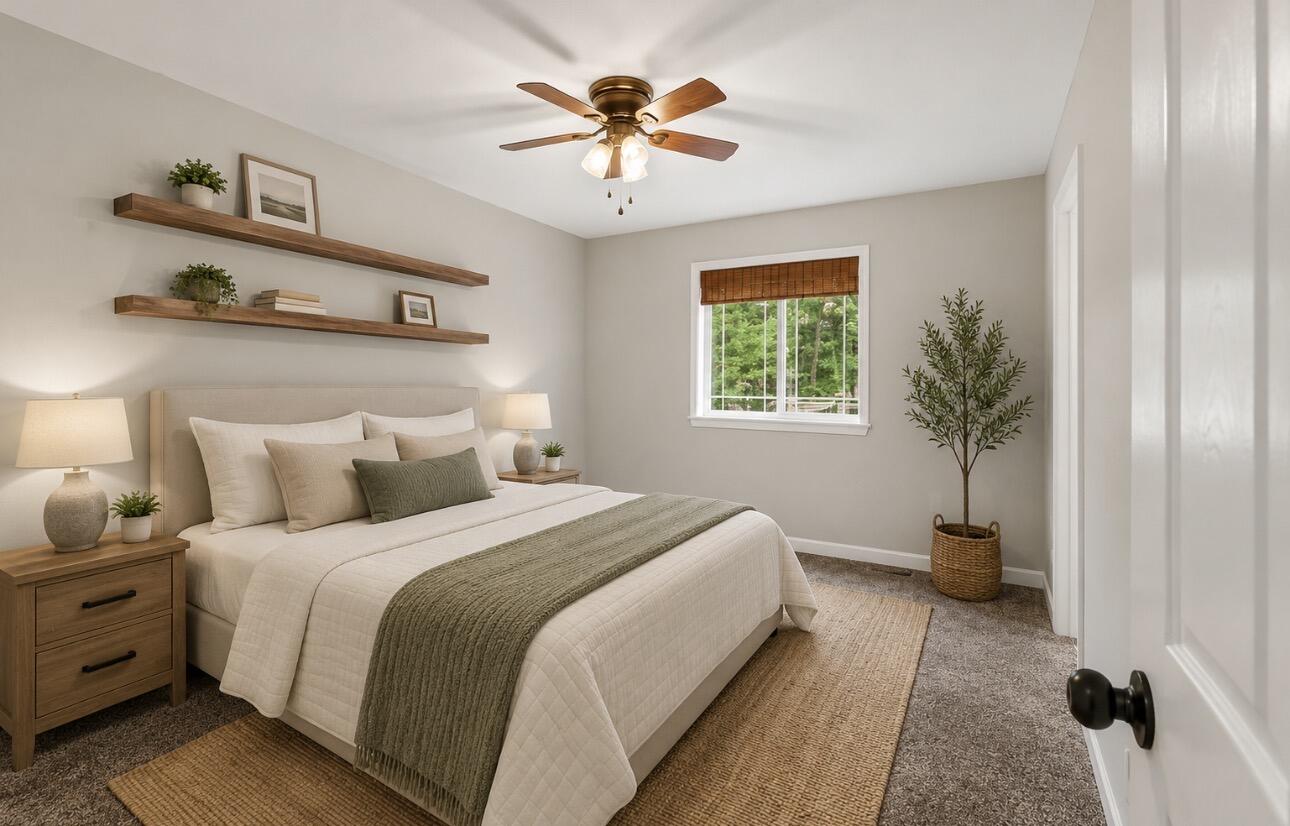6637 Hall Road Muskegon, MI 49442 - Photo 13 of 27 primary bedroom virtually staged