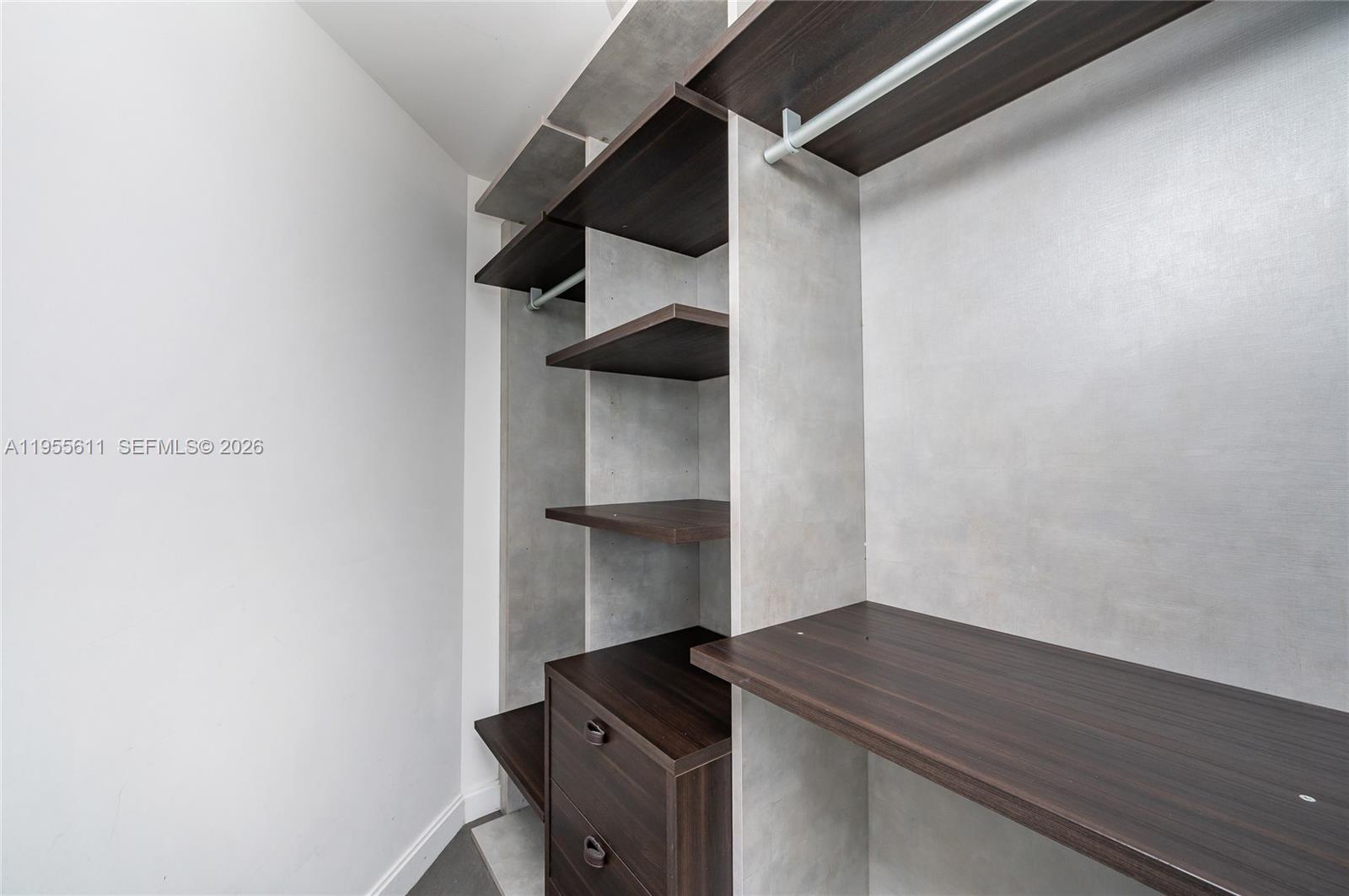 45 Southwest 9th Street, Unit 3401 Miami, FL 33130 - Photo 12 of 36 a view of walk in closet