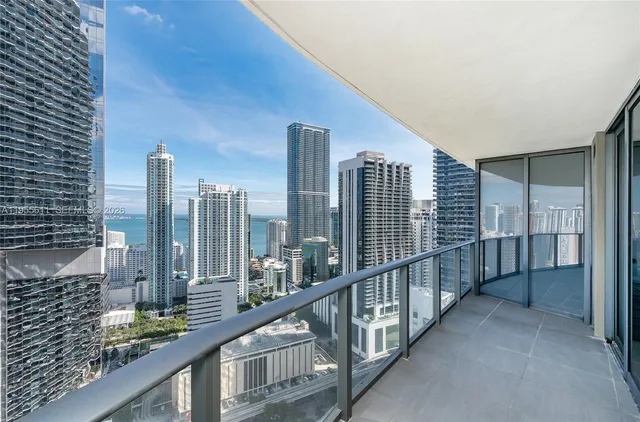 a view of balcony with city view
