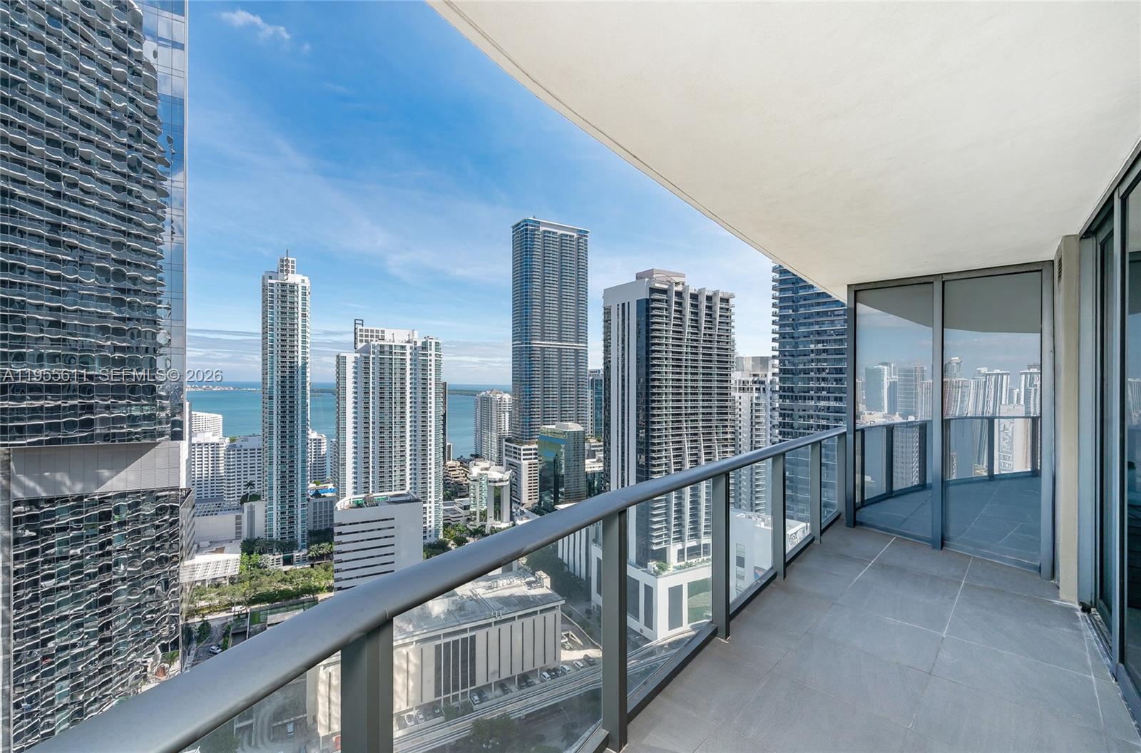 45 Southwest 9th Street, Unit 3401 Miami, FL 33130 - Photo 15 of 36 a view of balcony with city view