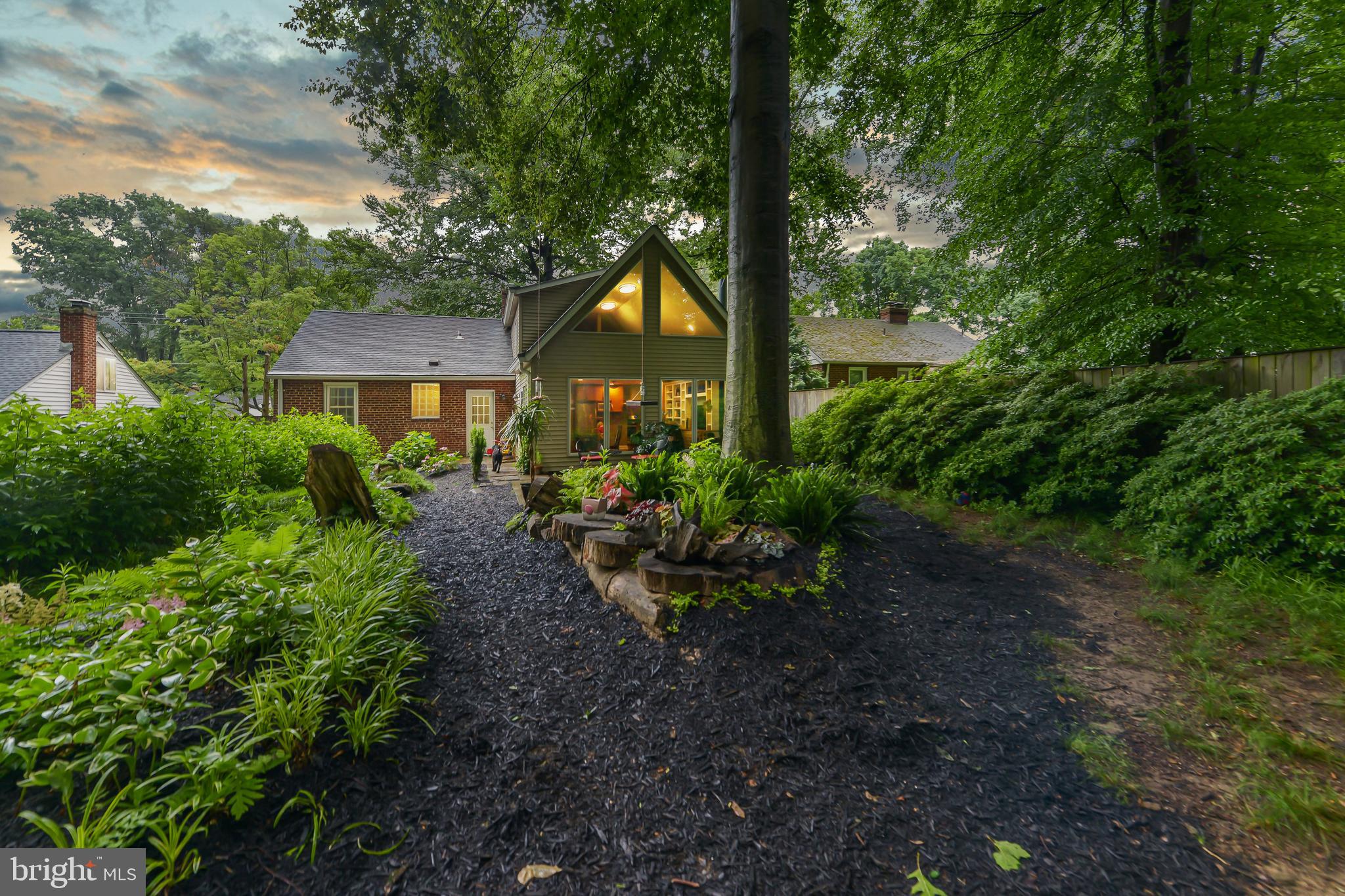 3105 Kingtree Street Silver Spring, MD 20902 - Photo 1 of 46 Exterior Showing WIldlife Habitat at dusk