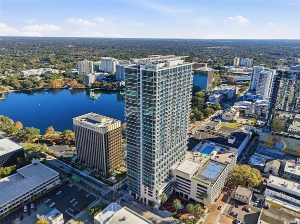 an aerial view of a city with lots of residential buildings