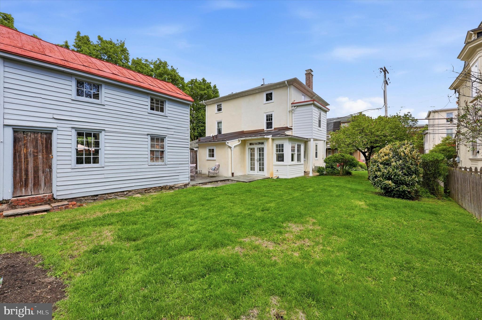 23 West Gravers Lane Philadelphia, PA 19118 - Photo 35 of 39 Side yard with view of Historic Barn and House