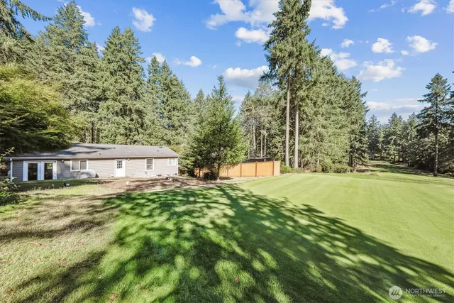 a view of swimming pool with an outdoor space