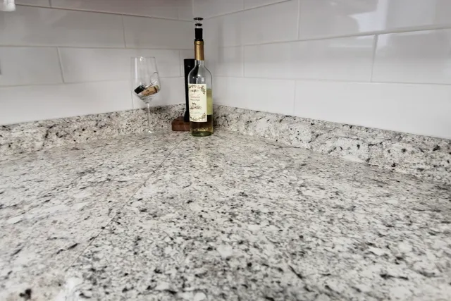 a close view of a sink