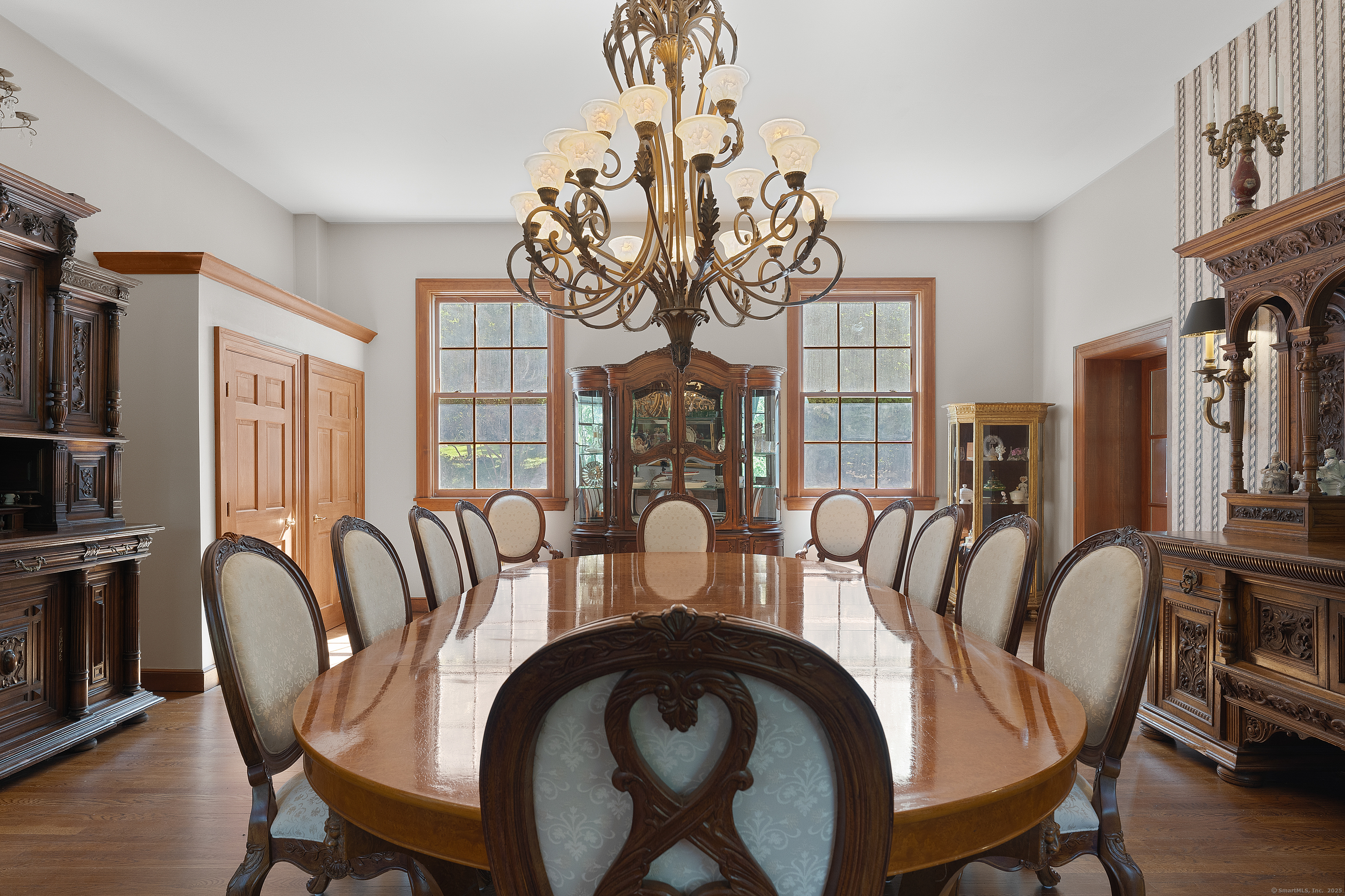 62 Big Bear Hill Road New Milford, CT 06776 - Photo 10 of 40 a view of a dining room with furniture window and wooden floor