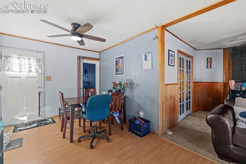 26 Easy Street Colorado Springs, CO 80911 - Photo 9 of 19 a view of a livingroom with furniture and a ceiling fan