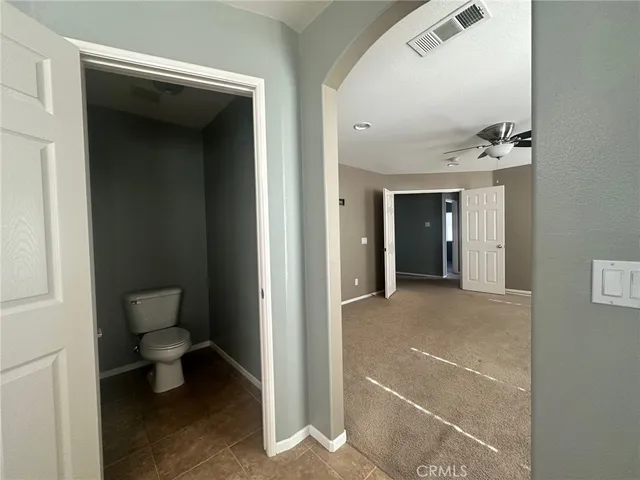 a bathroom with a toilet
