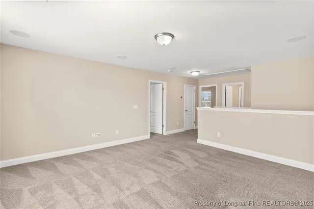 a view of an empty room