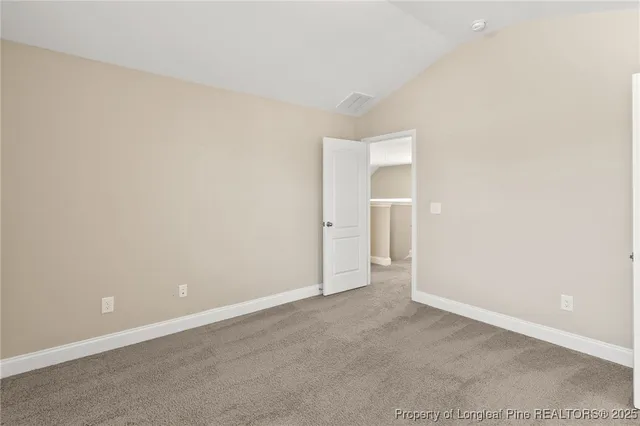 a view of an empty room