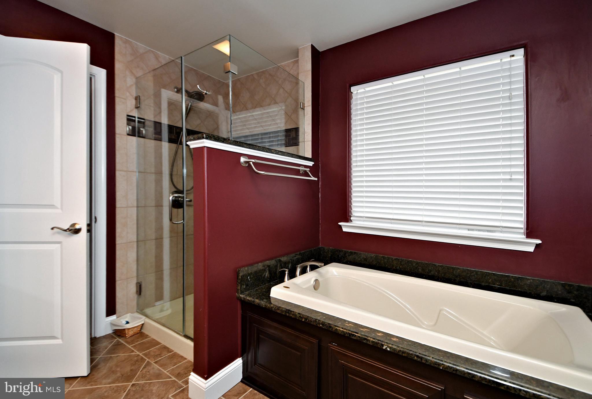 458 Buchanan Road Perkasie, PA 18944 - Photo 44 of 71 Main Bedroom Bath Stall Shower & Soaking Tub