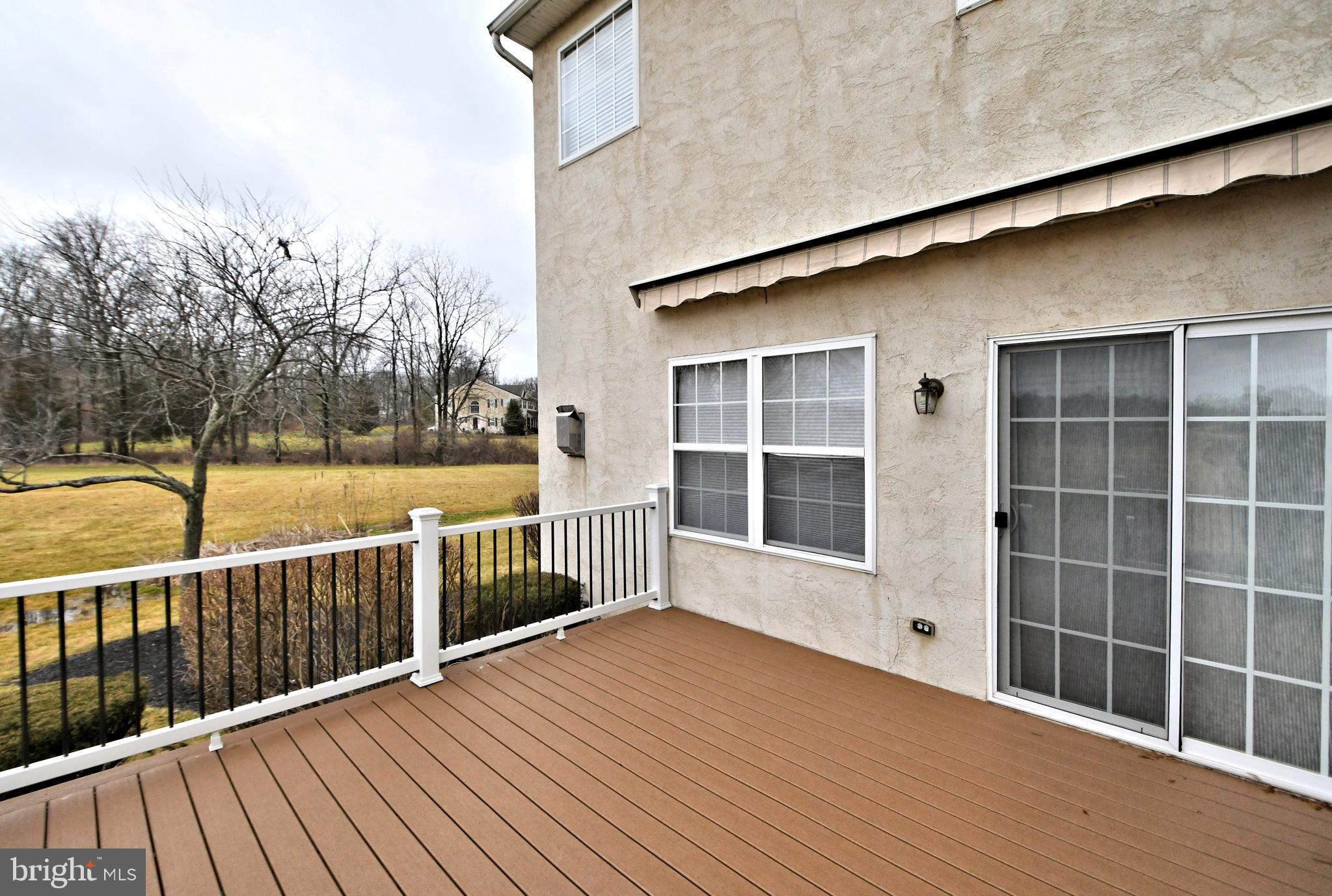 458 Buchanan Road Perkasie, PA 18944 - Photo 5 of 71 Sliding Door out to New Deck & Retractable Awning