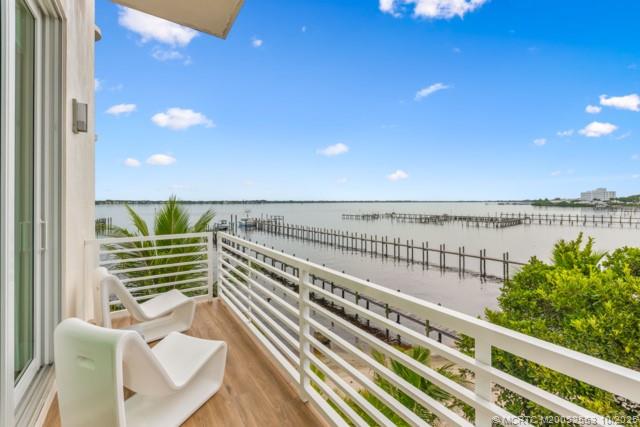 51 Southeast Seminole Street, Unit 305 Stuart, FL 34994 - Photo 25 of 47 a view of balcony with furniture