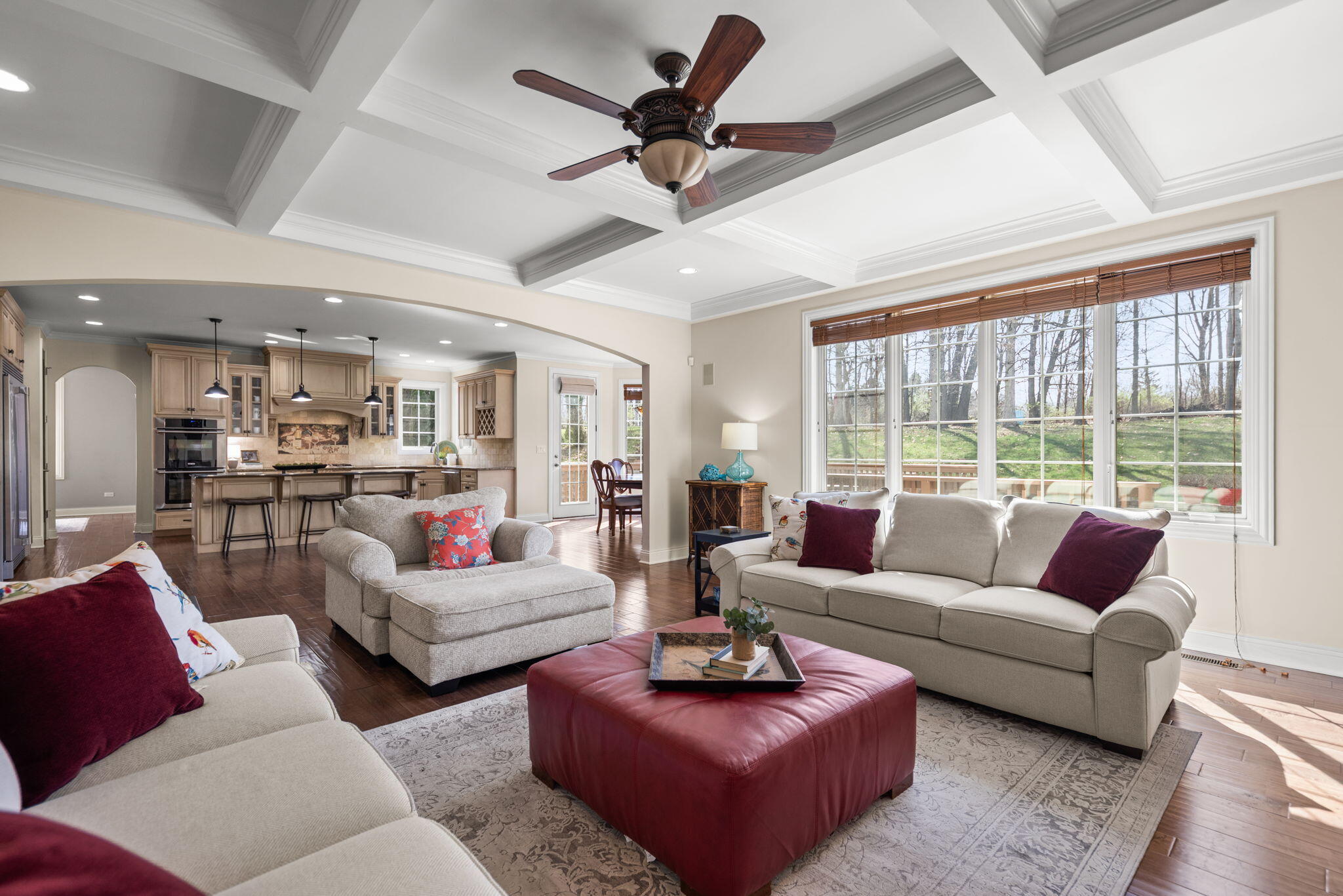 9080 Winding Trail St. John, IN 46373 - Photo 16 of 34 a living room with furniture or couches and a large window